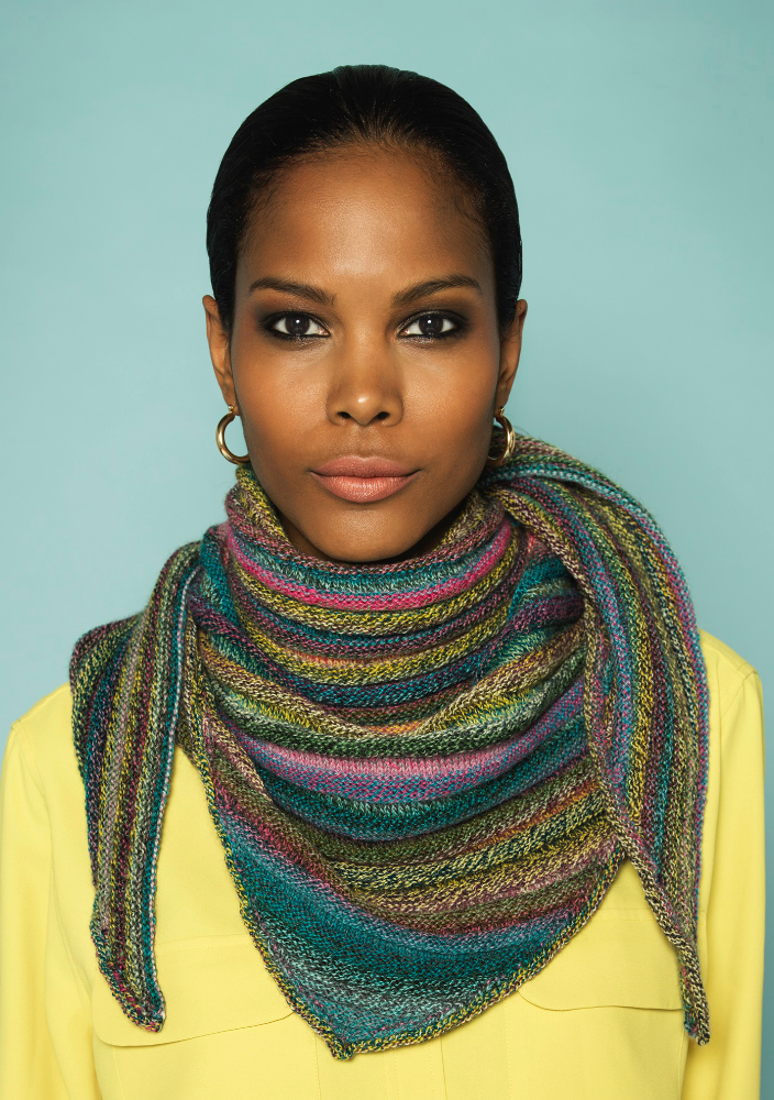 Dreiecktuch Night Dive | Anleitungsheft | Wolle Zauberball® Crazy  | Stricken | 