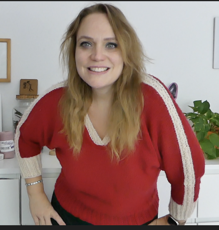Fledermaus Pullover Teufelchen | Einzelanleitung | Wolle Cora Linie 20  | Stricken | Sylvie Rasch