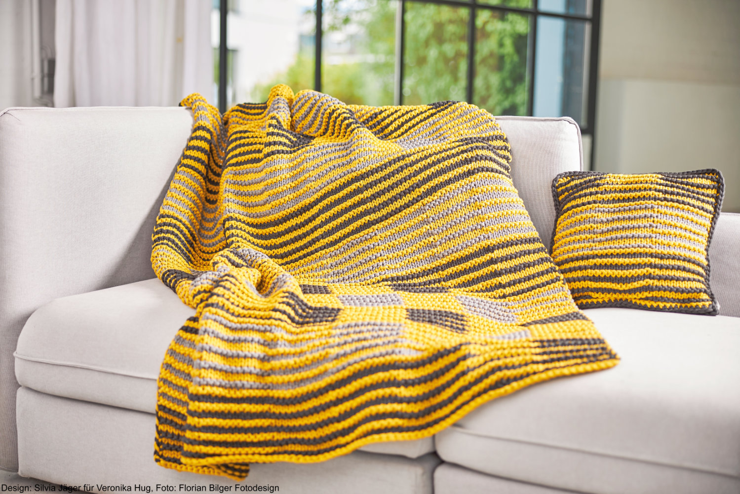 Kissen Schattenstricken | Anleitungsheft | Wolle Home  | Stricken | Veronika Hug, Woolly Hugs, Christophorus Verlag