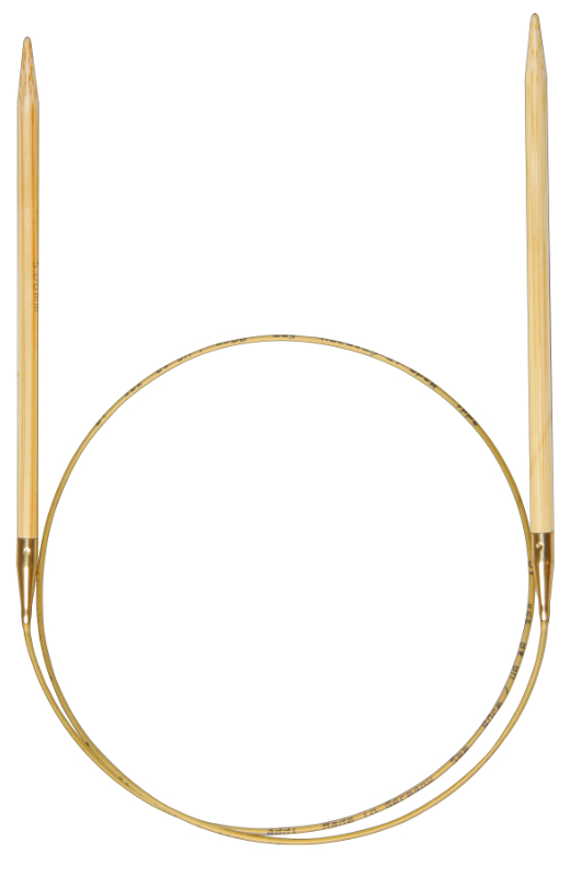 Rundstricknadel Bambus 80 cm 5,00 mm