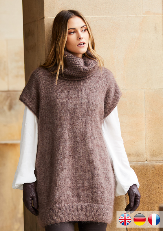 Oversize Pullunder Rocha | Einzelanleitung | Stricken | Quail Studio