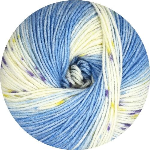 0120 - Verlauf blau/weiß gesprenkelt | 1,98 €