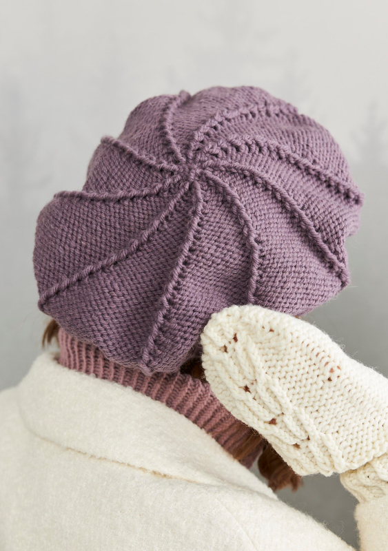 Baskenmütze mit Fausthandschuhen | Anleitungsheft | Wolle Italy Wool 75  | Stricken | Pro Lana