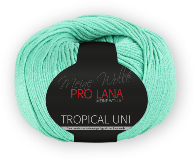 Tropical Uni von Pro Lana 0066 - capri (passend zu Colorfarbe 0081)