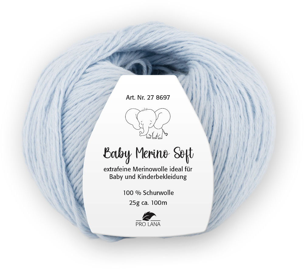 Baby Merino soft von Pro Lana 0056 - hellblau