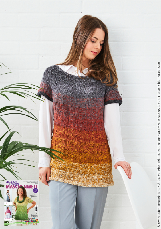 Shirt Midnight-Summer | Anleitungsheft | Wolle Bobbel Cotton XXL  | Stricken | Veronika Hug, Woolly Hugs, Christophorus Verlag