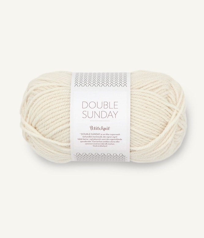 Double Sunday by Petite Knit von Sandnes Garn 1012 - whipped cream