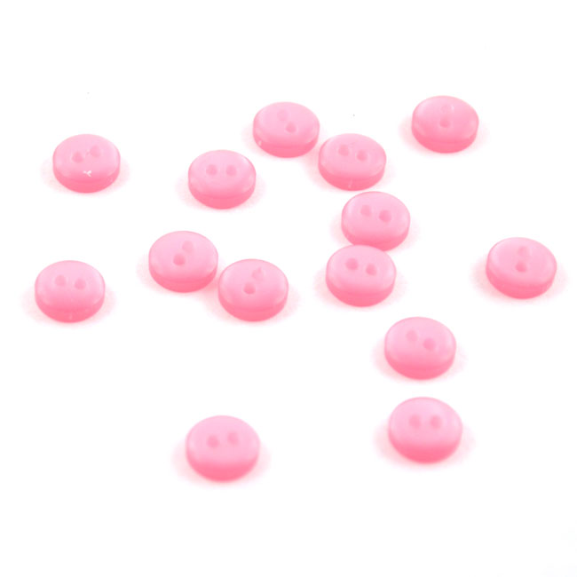 Kinderknopf 8mm pink
