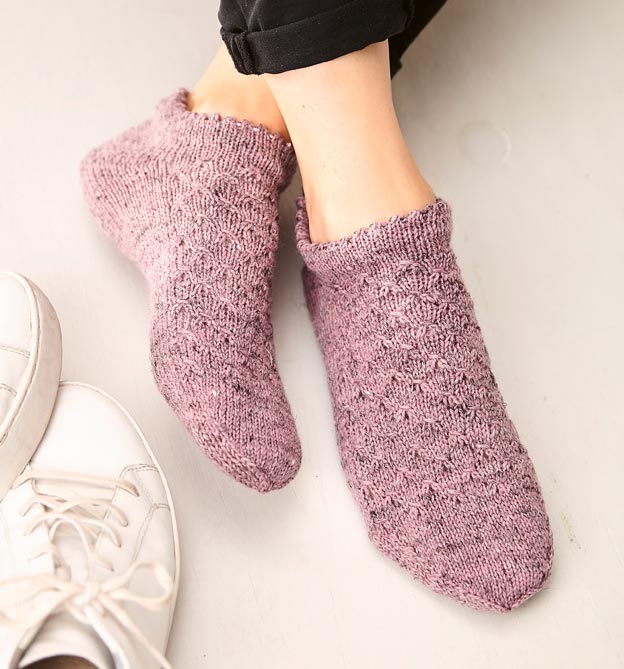 Sneakersocken stricken mit Wow-Effekt Sneakersocken stricken mit Wow-Effekt