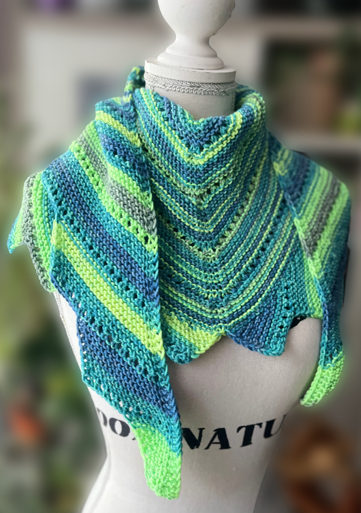 Tuch Mochica | Einzelanleitung | Wolle Timona Linie 110 Design Color  | Stricken | Sylvie Rasch