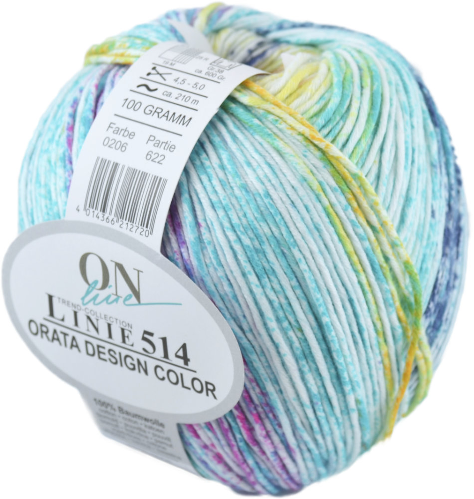 Orata Design Color Linie 514 von ONline 0206 - grün orange