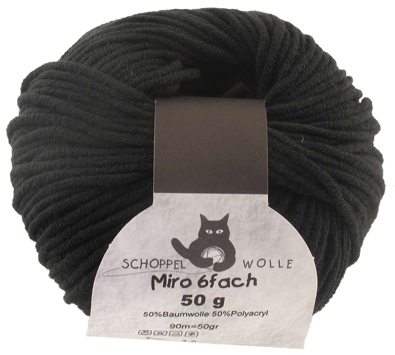 Miro 6-fach von Schoppel 0880 - Schwarz