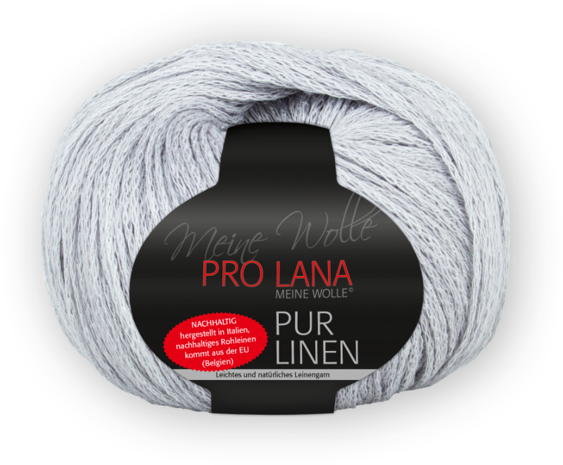 Pur Linen von Pro Lana 0091 - nebel