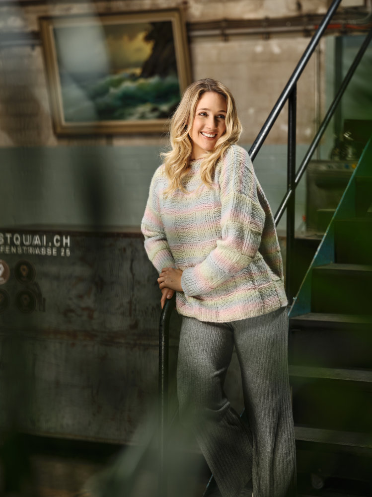 Sweater Schachbrettmuster | Anleitungsheft | Wolle Smooth  | Stricken | Pro Lana Sweater Schachbrettmuster | Anleitungsheft | Wolle Smooth  | Stricken | Pro Lana