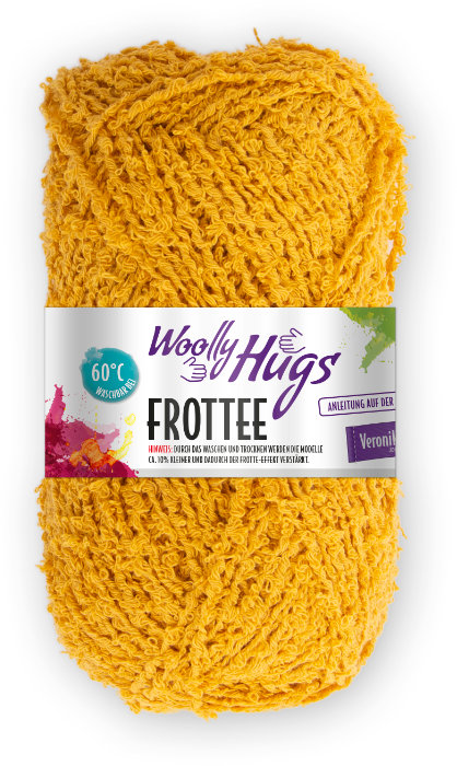 Frottee *Aktion* (10 Knäuel Mindestabnahme) von Woolly Hugs 0022 - gold