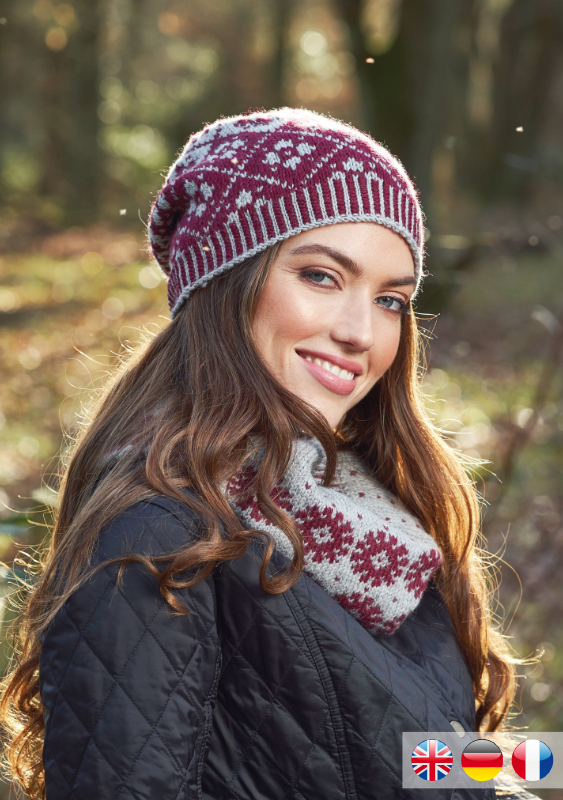 Lattice Hat | Wollpaket mit Alpaca Soft | Stricken