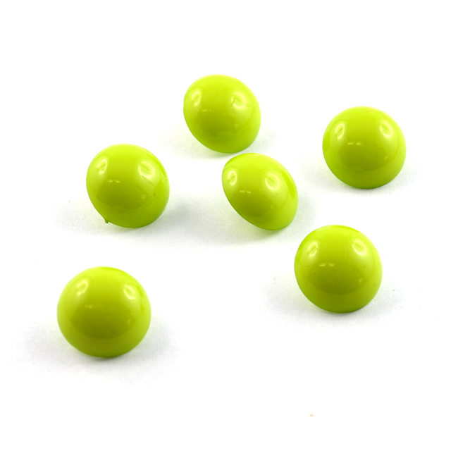 Polyamidknopf Öse - Größe: 15mm - Farbe: grün 