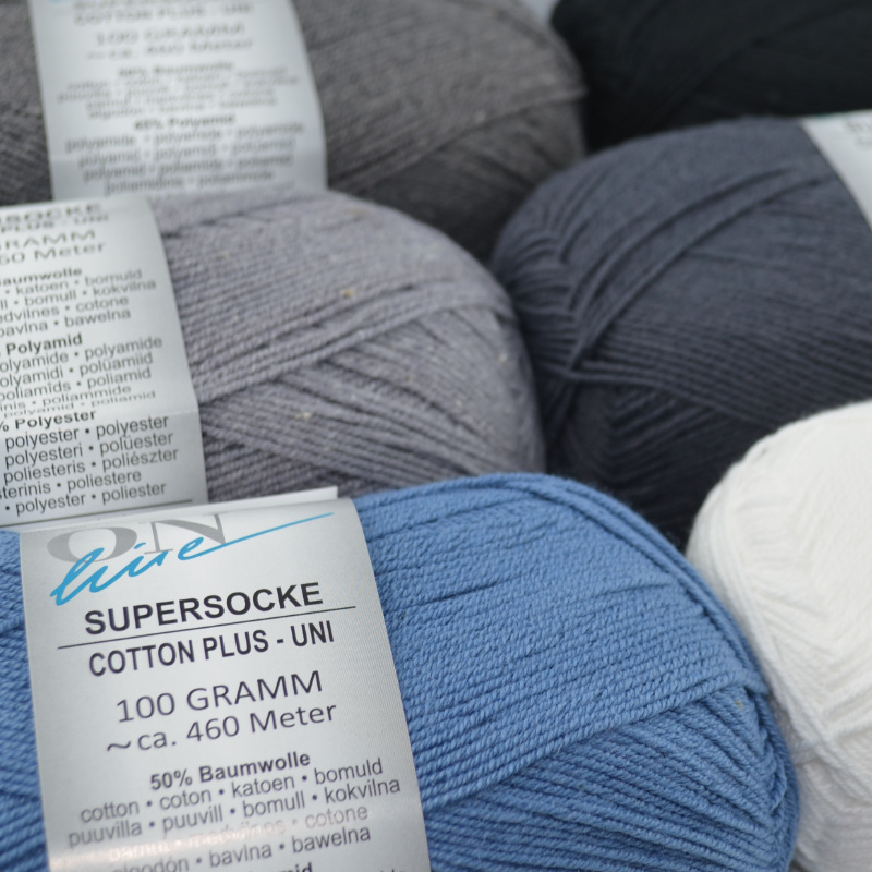 Supersocke Cotton Plus Uni 4-fach von ONline