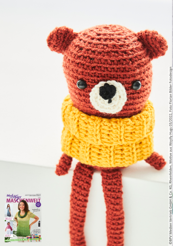 Hug-Mee Bear  | Wollpaket mit Charity  | Häkeln | Veronika Hug, Woolly Hugs, Christophorus Verlag