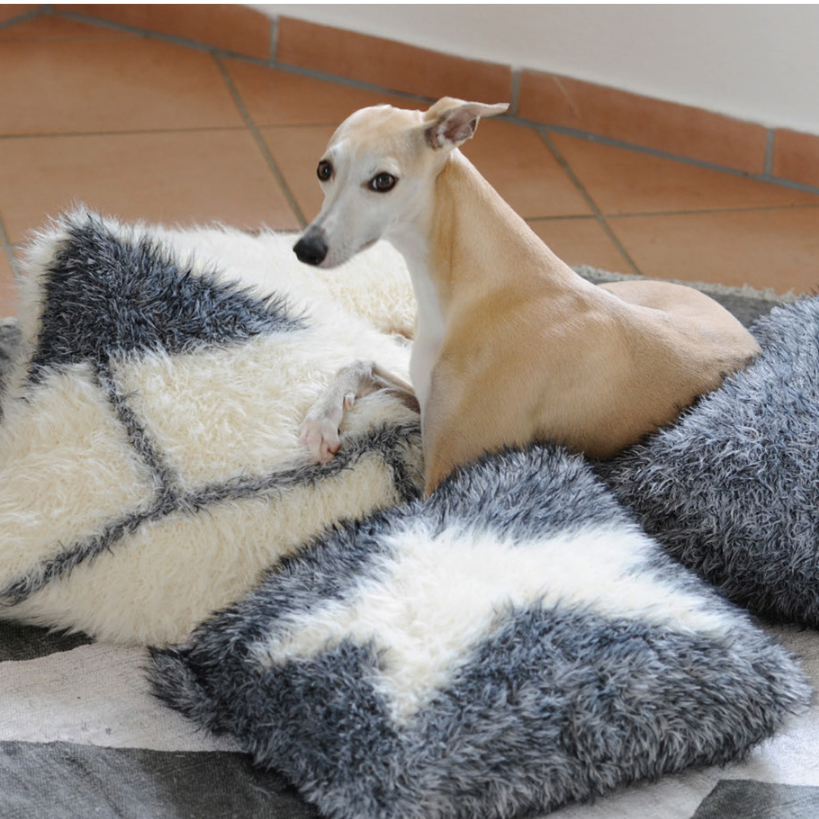 Kissen mit Motiv | Einzelanleitung | Wolle Fur Linie 332 ONline 0001 - naturweiß | Stricken | ONline