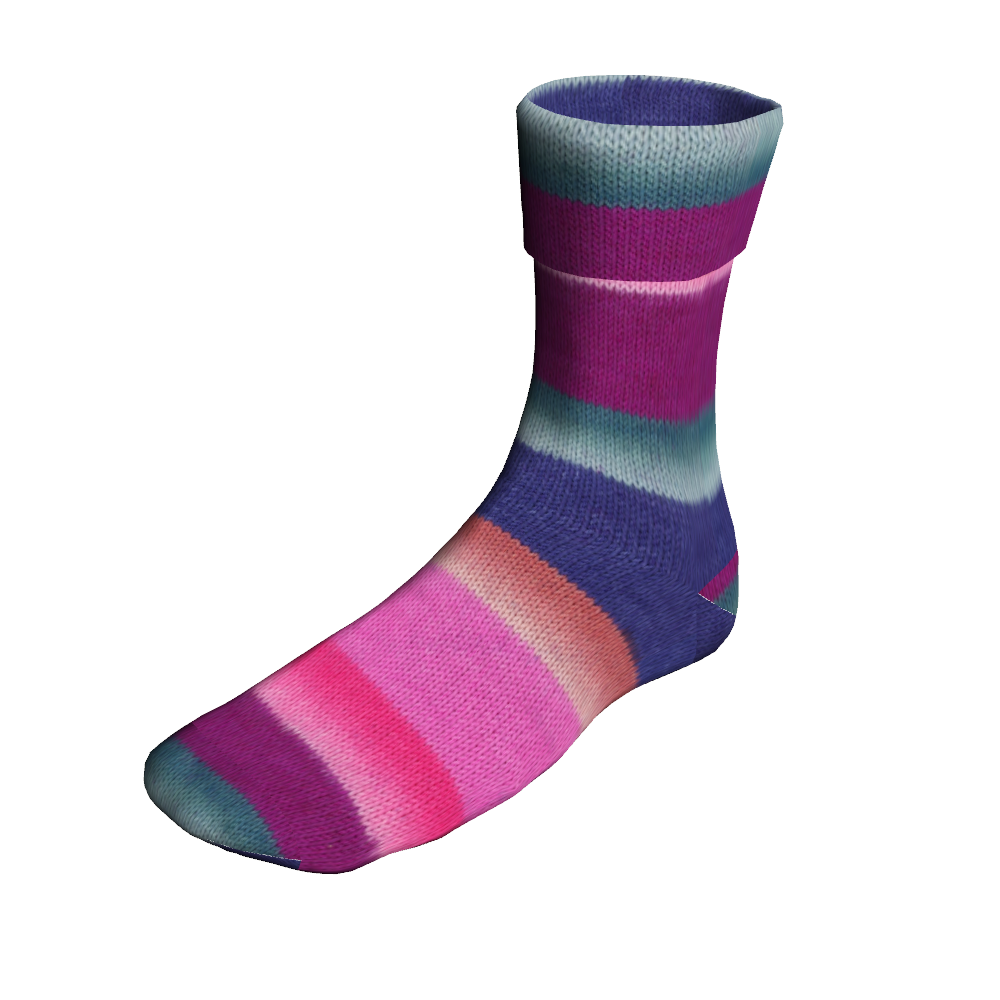 Twin Soxx 4-fach von Lang Yarns Colorful - 0320 - Argentina