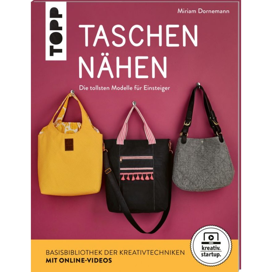 Taschen nähen - Die tollsten Modelle für Einsteiger