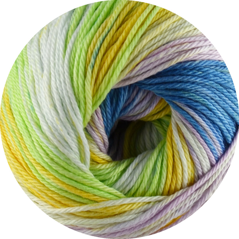 0353 - weiß/gelb/grün/flieder/blau | 5,95 €