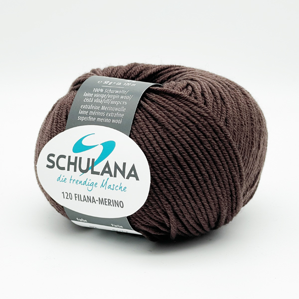 Filana-Merino 120 von Schulana 0062 - dunkelbraun