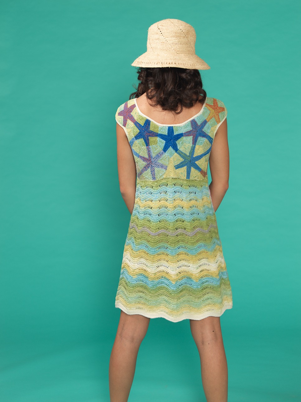Kleid "Fairy tale" | Anleitungsheft | Wolle Crazy Cotton Stärke 4  | Stricken | Unjung Yun