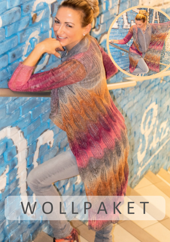 Strickweste Elegance | Einzelanleitung | Wolle 1-2-3 Ideen  | Stricken | Kathrin Parlatan