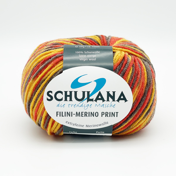 Filini-Merino Print von Schulana 0216 - fire