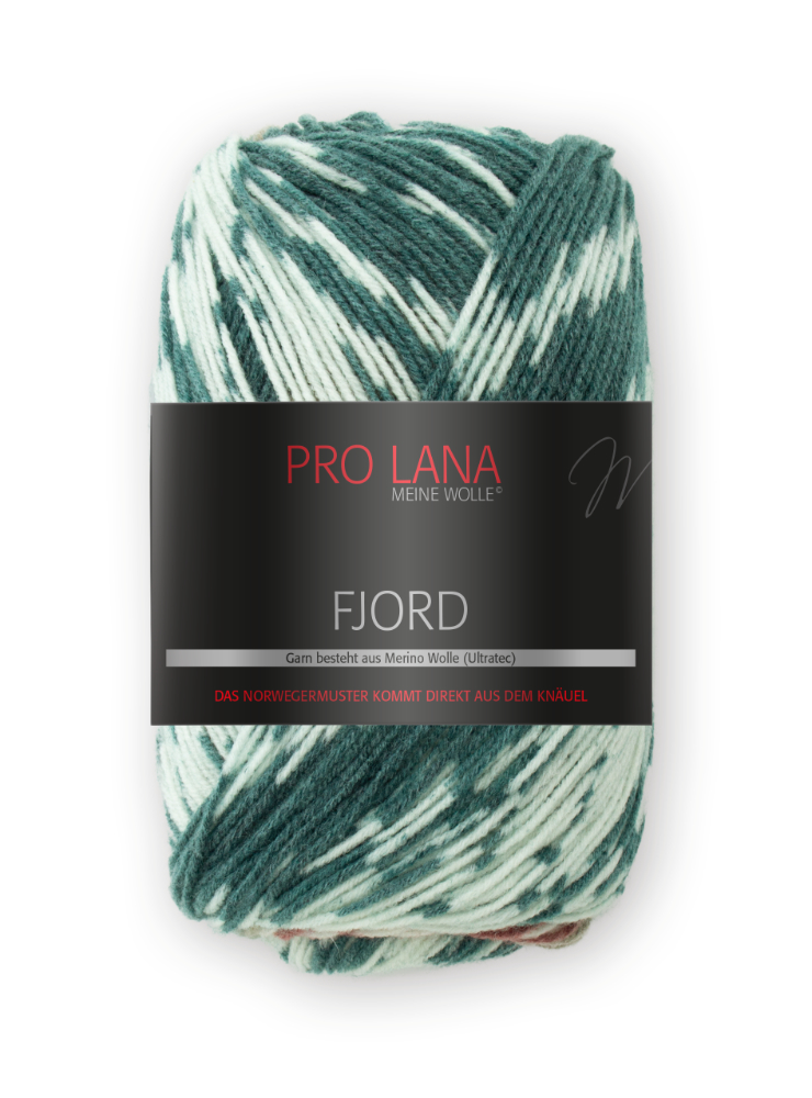 Fjord von Pro Lana 0092 - jade/beige/rost