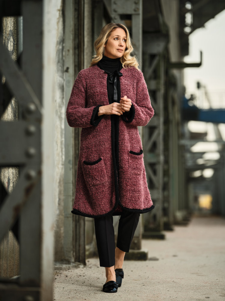 Lange Chanell Jacke  | Wollpaket mit Royal  | Stricken | Pro Lana Lange Chanell Jacke  | Wollpaket mit Royal  | Stricken | Pro Lana