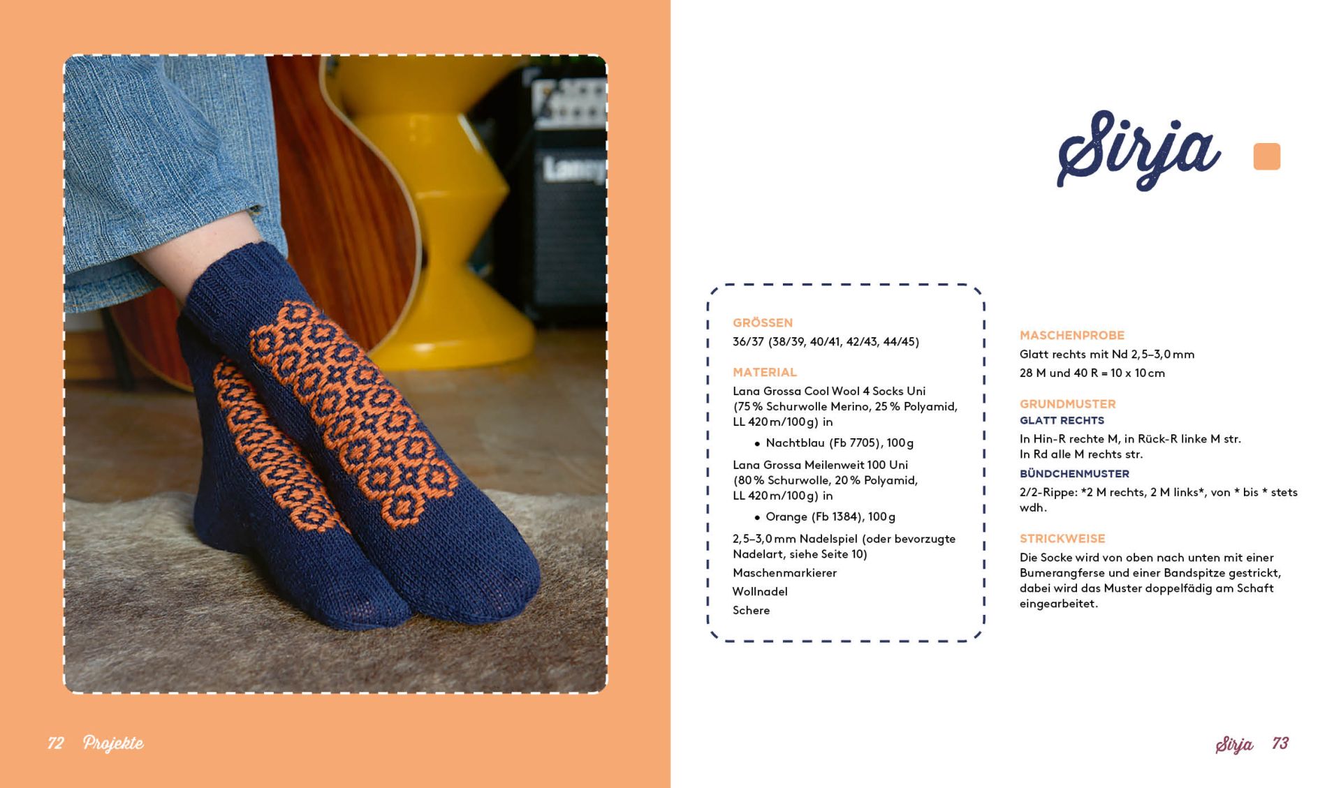 Roosimine-Socken stricken