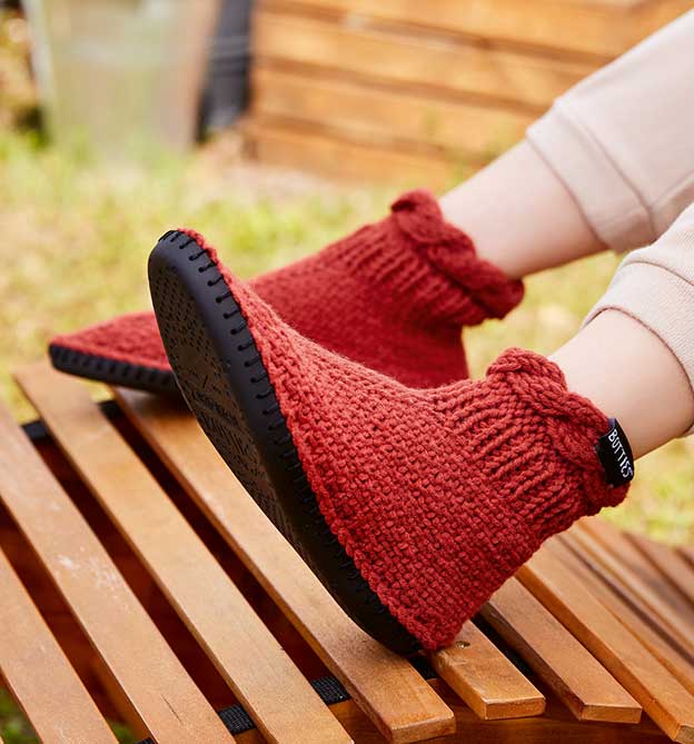 Botties stricken - Der neue Stricklook für die Trendsohle Botties stricken - Der neue Stricklook für die Trendsohle
