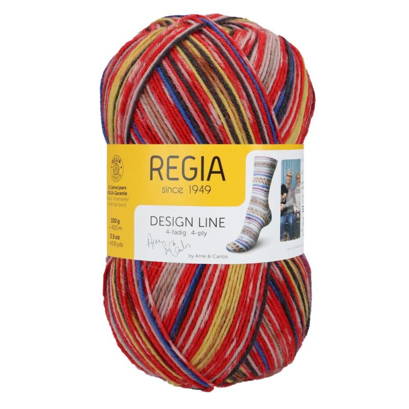 Sockenwolle Design Line by Arne & Carlos von Regia 03880 roest color