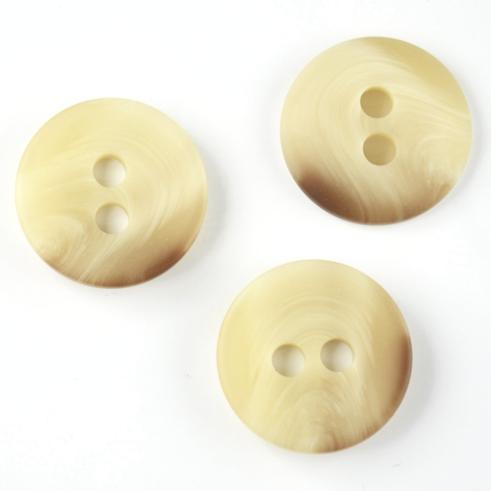 Polyesterknopf 34 mm beige marmoriert Polyesterknopf 34 mm beige marmoriert