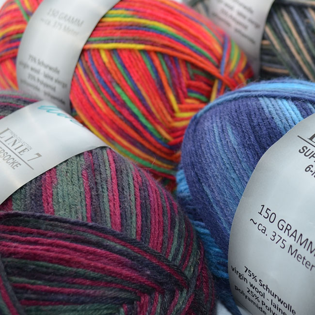 Supersocke 100 Linie 3 Color 4-fach von ONline Linie 3 - 1008
