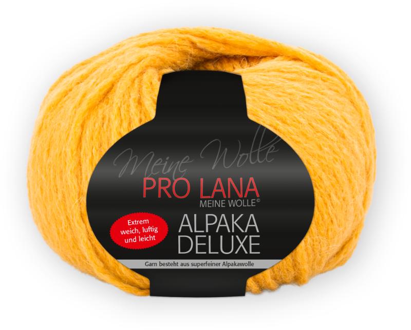 Alpaka deluxe von Pro Lana 0022 - gelb