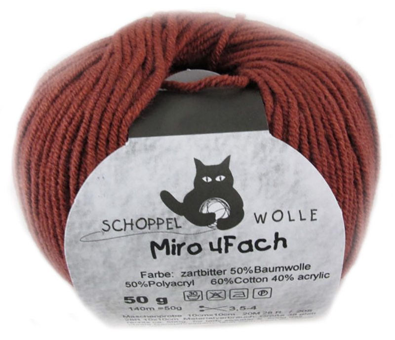 Miro 4-fach von Schoppel 8401 - Zartbitter