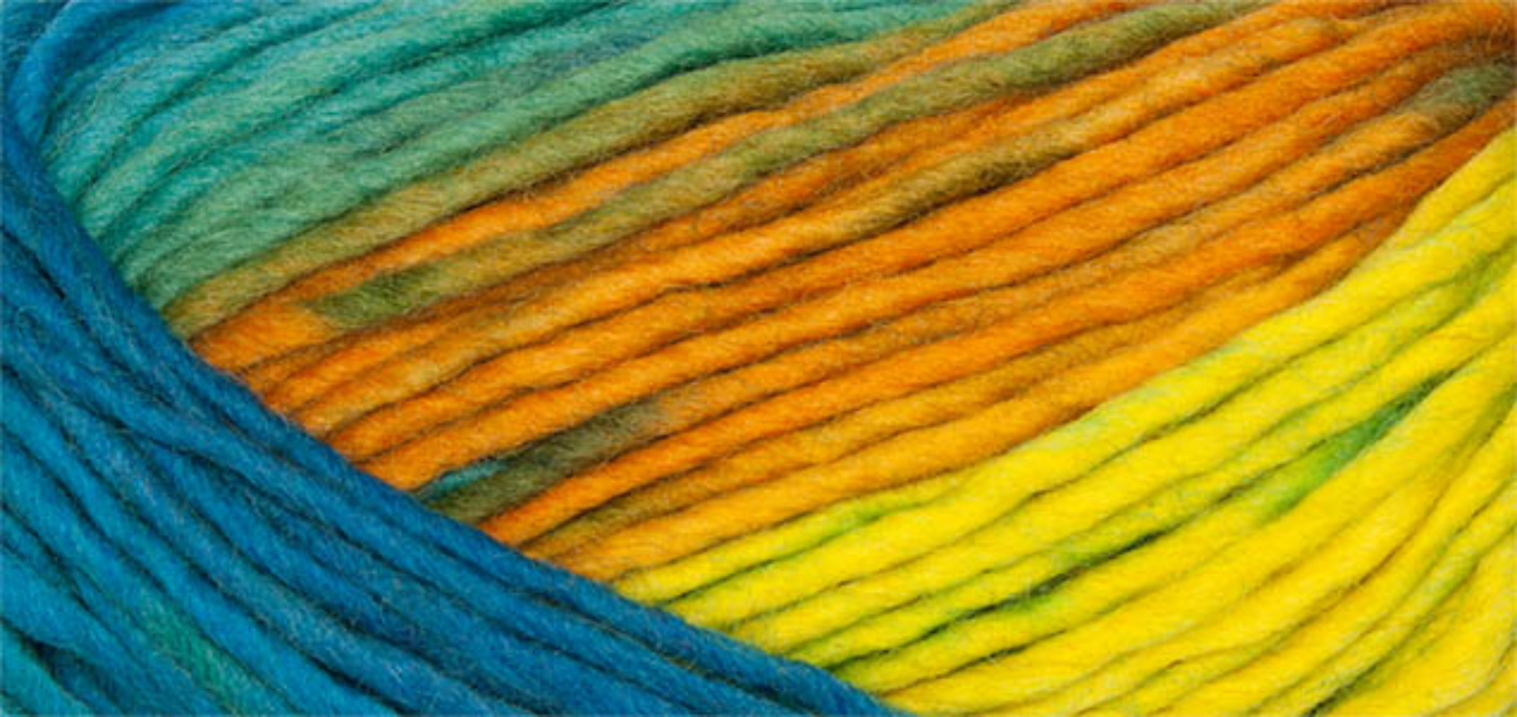 Filz Wolle Color Linie 231 von ONline 0142 - limone/ocker/blau
