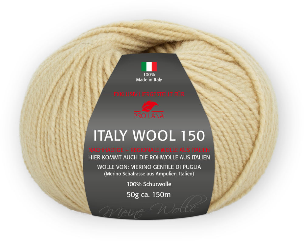 Italy Wool 150 von Pro Lana 0105 - kamel