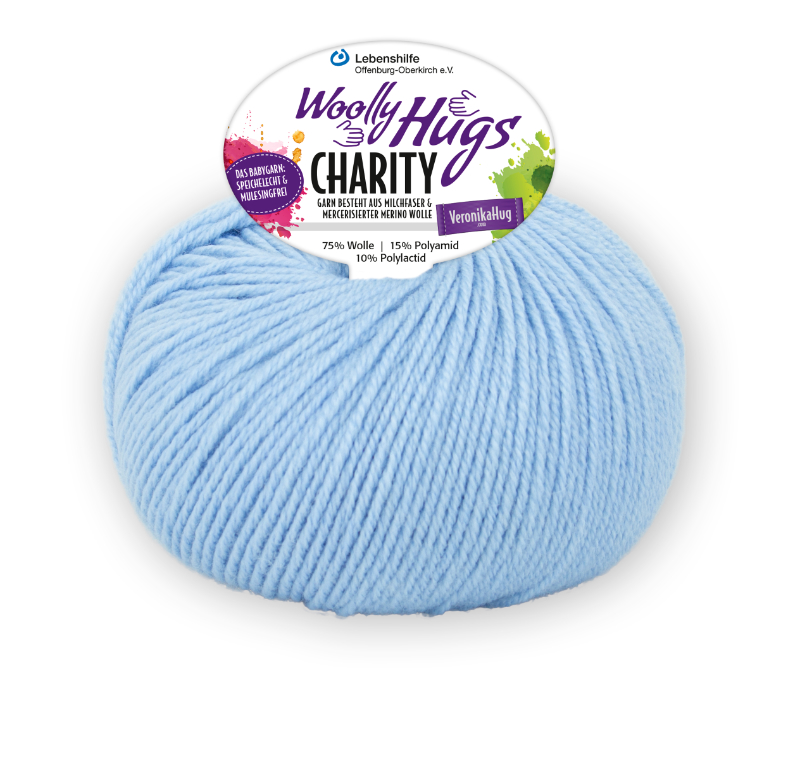 Charity von Woolly Hugs 0056 - hellblau
