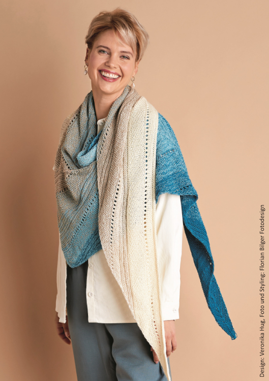 Tuch Raffinesse | Anleitungsheft | Wolle BOBBEL cotton 800m  | Stricken | Veronika Hug, Woolly Hugs, Christophorus Verlag