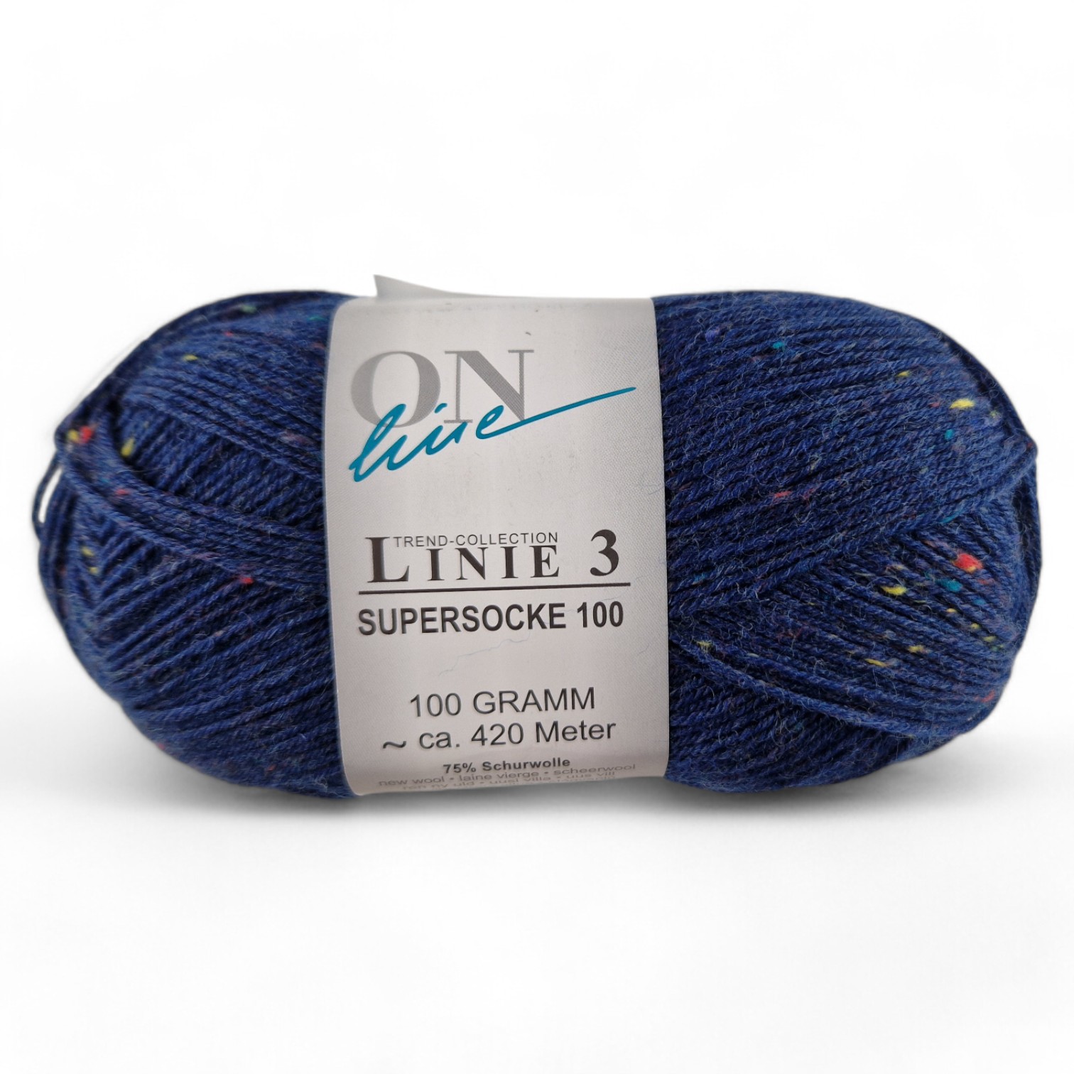 Supersocke 100 Linie 3 Tweed 4-fach von ONline 0807 Supersocke 100 Linie 3 Tweed 4-fach von ONline 0807