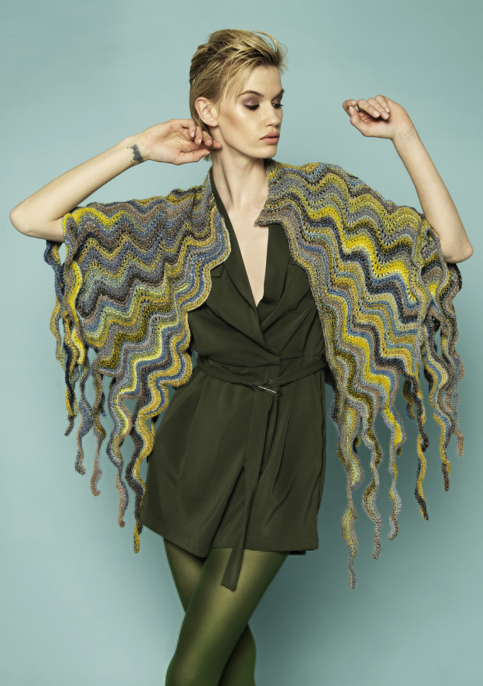 Stola Helios | Anleitungsheft | Wolle Zauberball® Crazy  | Stricken | 