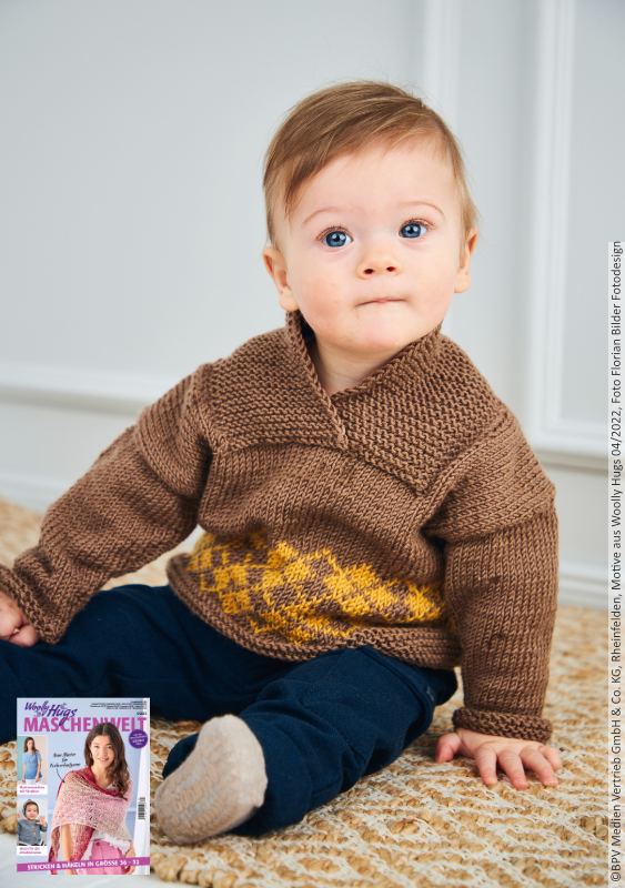 Babypulli mit Schalkragen | Anleitungsheft | Wolle Charity  | Stricken | Veronika Hug, Woolly Hugs, Christophorus Verlag Babypulli mit Schalkragen | Anleitungsheft | Wolle Charity  | Stricken | Veronika Hug, Woolly Hugs, Christophorus Verlag
