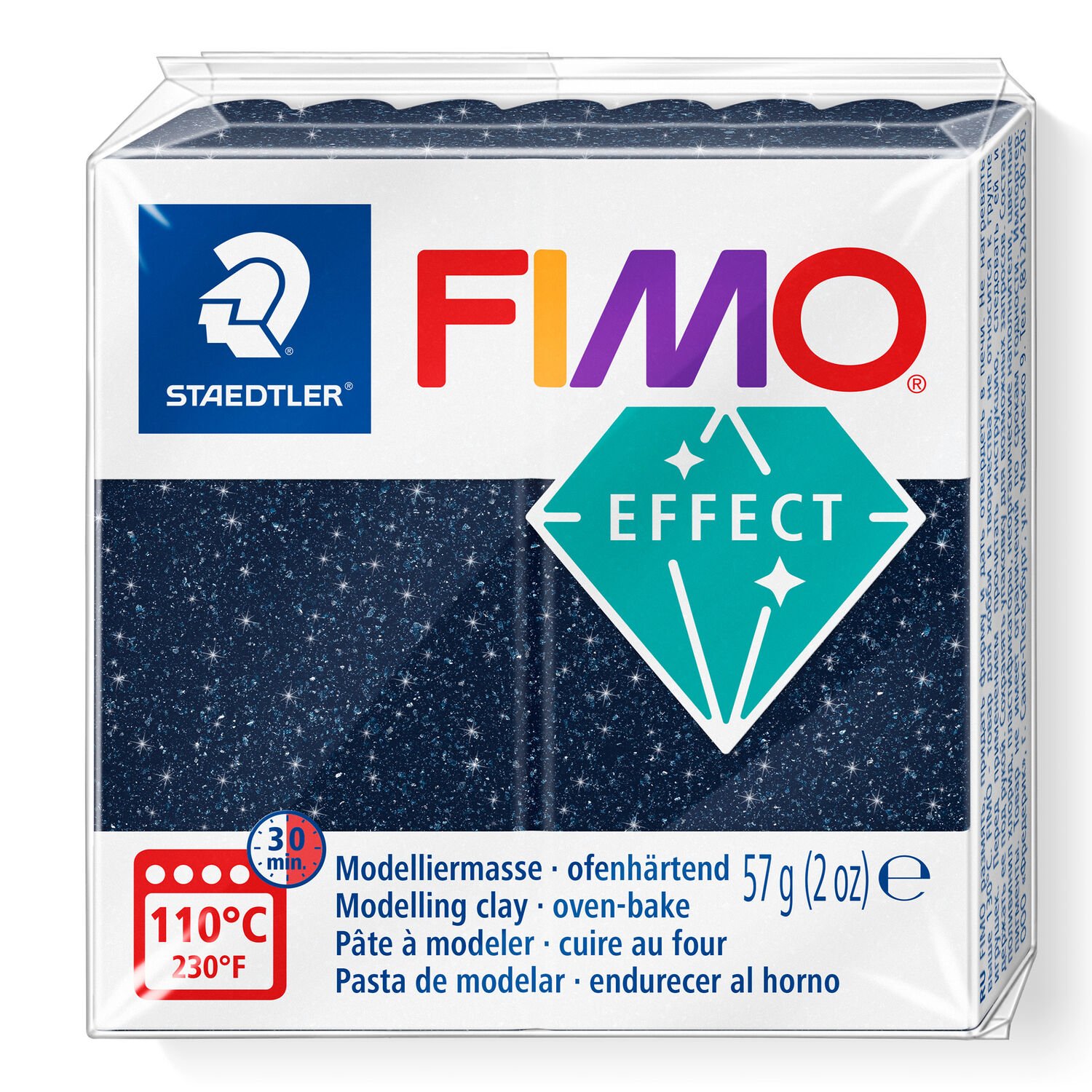 Modelliermasse FIMO® effect 8010 Galaxy 0392 galaxy türkis