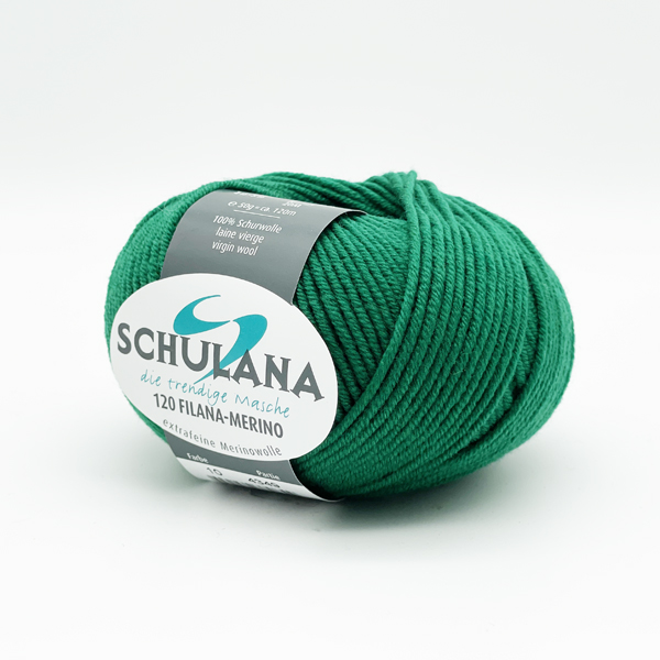 Filana-Merino 120 von Schulana 0010 - dunkelgrün