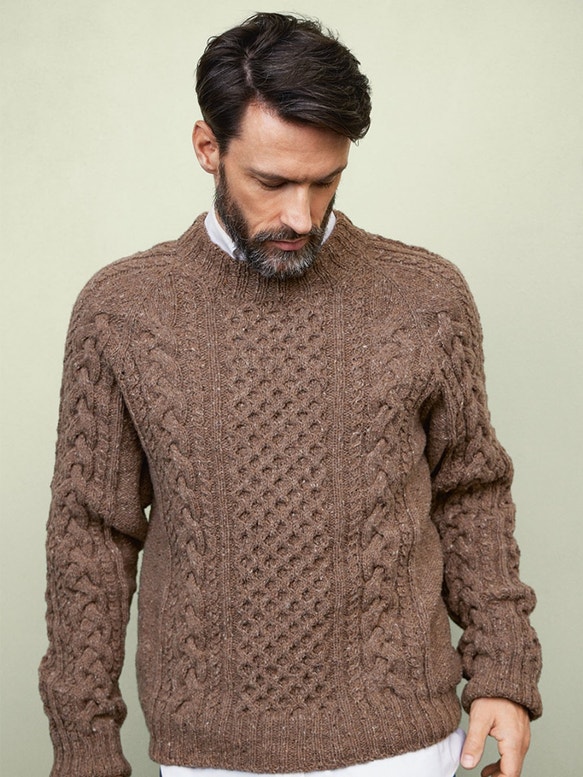 Tweed - Kollektion 2214 WILBUR Herrenpullover | Anleitungsheft | Wolle Tweed recycled | Stricken | Sandnes Garn